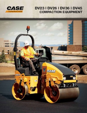 Тандемні вібраційні дорожні катки Case DV45