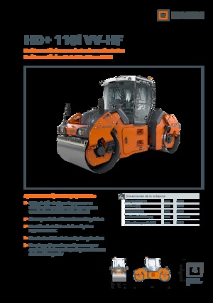 Тандемні вібраційні дорожні катки Hamm HD+ 110i VV-HF