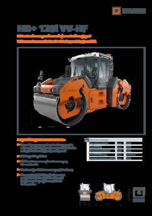 Тандемні вібраційні дорожні катки Hamm HD+ 120i VV-HF