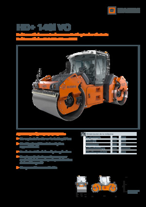 Тандемні вібраційні дорожні катки Hamm HD+ 140i VO