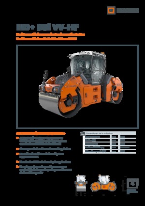 Тандемні вібраційні дорожні катки Hamm HD+ 90i VV-HF