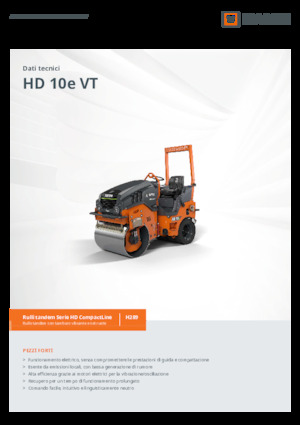 Тандемні вібраційні дорожні катки Hamm HD 10e VV