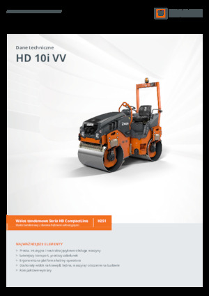 Тандемні вібраційні дорожні катки Hamm HD 10i VV