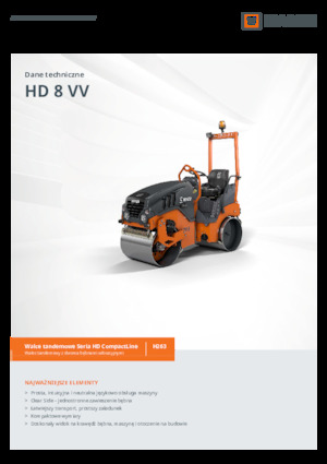 Тандемні вібраційні дорожні катки Hamm HD 8 VV