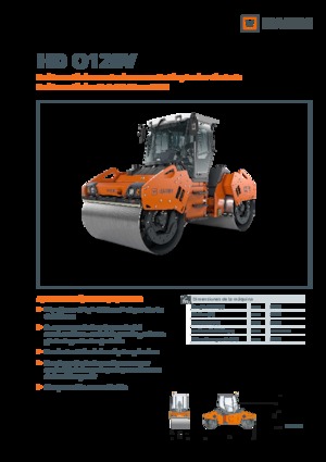 Тандемні вібраційні дорожні катки Hamm HD O128V