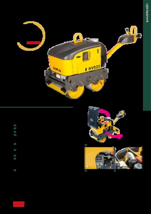 Тандемні вібраційні дорожні катки Sakai HV520