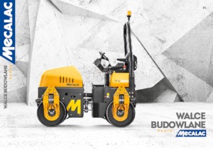 Тандемні вібраційні дорожні катки Mecalac TV900