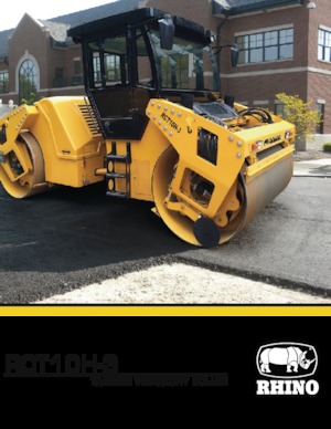 Тандемні вібраційні дорожні катки RHINO RCT10H3