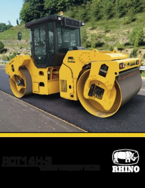 Тандемні вібраційні дорожні катки RHINO RCT14H3