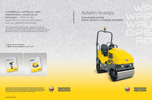 Тандемні вібраційні дорожні катки Wacker RD 27-120