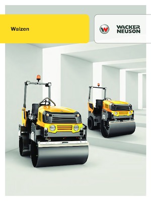 Тандемні вібраційні дорожні катки Wacker Neuson RD45-140 C