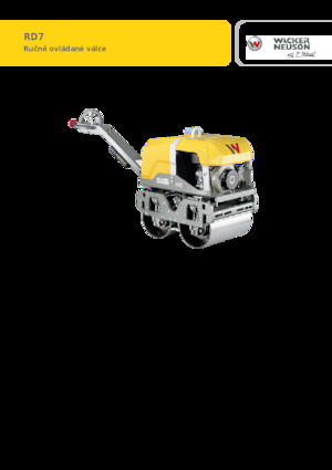 Тандемні вібраційні дорожні катки Wacker Neuson RD7Af HRC