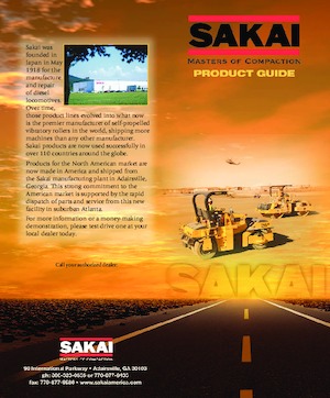 Тандемні вібраційні дорожні катки Sakai SW770HF