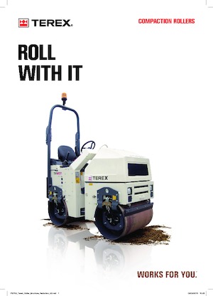 Тандемні вібраційні дорожні катки Terex TV 900