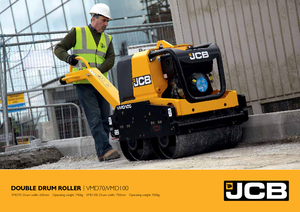 Тандемні вібраційні дорожні катки JCB-Vibromax VMD100