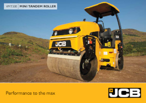 Тандемні вібраційні дорожні катки JCB VMT330