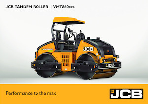 Тандемні вібраційні дорожні катки JCB VMT860