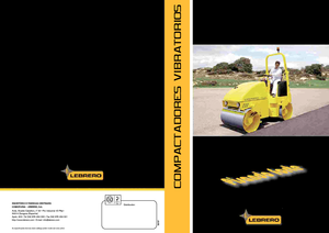Тандемні вібраційні дорожні катки Lebrero VTA 202-100