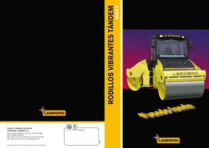 Тандемні вібраційні дорожні катки Lebrero VTA 80