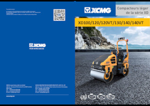 Тандемні вібраційні дорожні катки XCMG XD120