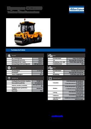 Тандемні вібраційні дорожні катки Dynapac CC 2200 