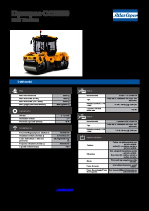 Тандемні вібраційні дорожні катки Dynapac CC 2200 