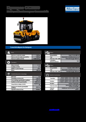 Тандемні вібраційні дорожні катки Dynapac CC 2300