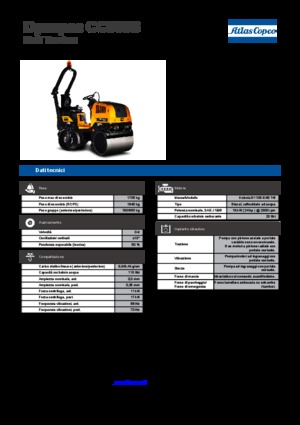 Тандемні вібраційні дорожні катки Dynapac CC 900 S 