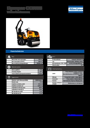 Тандемні вібраційні дорожні катки Dynapac CC 900 S 