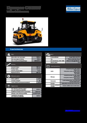 Тандемні вібраційні дорожні катки Dynapac CG 2300 