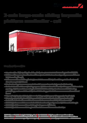 тентовий напівпричіп Schwarzmüller 3-axle large-scale sliding tarpaulin platform semitrailer - coil