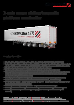 тентовий напівпричіп Schwarzmüller 3-axle mega sliding tarpaulin platform semitrailer