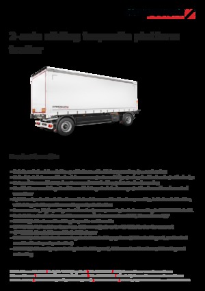 тернтовий причіп Schwarzmüller 2-axle sliding tarpaulin platform trailer