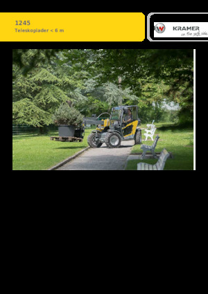 Телескопічні навантажувачі Kramer 1245
