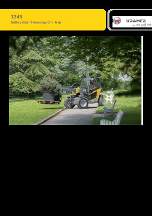 Телескопічні навантажувачі Kramer 1245