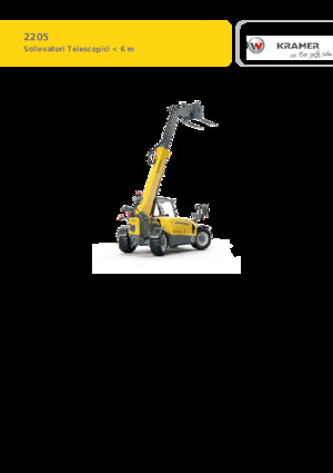 Телескопічні навантажувачі Kramer 2205