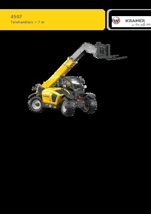 Телескопічні навантажувачі Kramer 4507