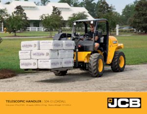 Телескопічні навантажувачі JCB 504-13 