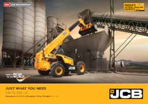 Телескопічні навантажувачі JCB 530-70