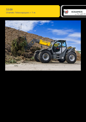 Телескопічні навантажувачі Kramer 5509