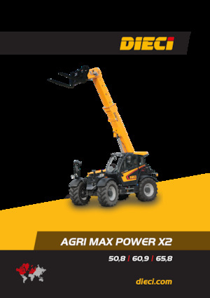Телескопічні навантажувачі Dieci Agri Max 50.8 Power X2