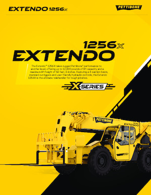 Телескопічні навантажувачі Pettibone Extendo 1256X