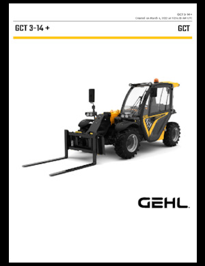 Телескопічні навантажувачі Gehl GCT 3-14 +