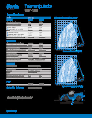Телескопічні навантажувачі Genie GTH-1256 