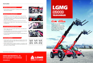 Телескопічні навантажувачі LGMG  H1840