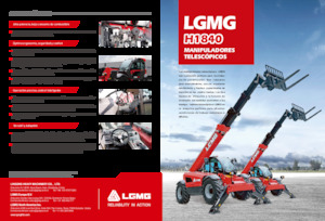 Телескопічні навантажувачі LGMG  H1840