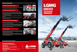 Телескопічні навантажувачі LGMG  H1840