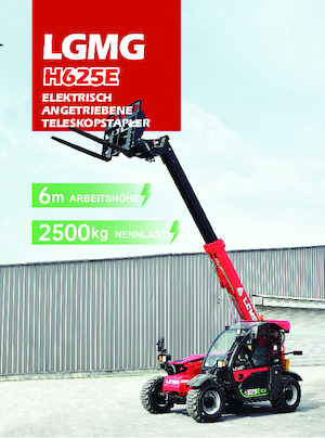 Електричні телескопічні навантажувачі LGMG  H625E