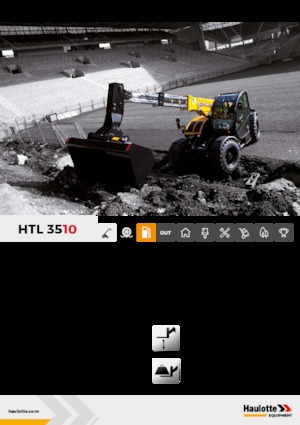 Телескопічні навантажувачі Haulotte HTL3510