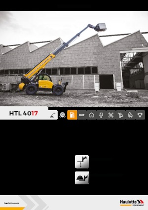 Телескопічні навантажувачі Haulotte HTL4017